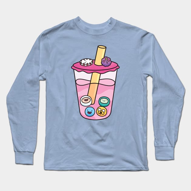 Princess Bubble Tea Long Sleeve T-Shirt by narmidude